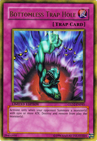 Bottomless Trap Hole [GLD2-EN045] Ultra Rare Yu-Gi-Oh!