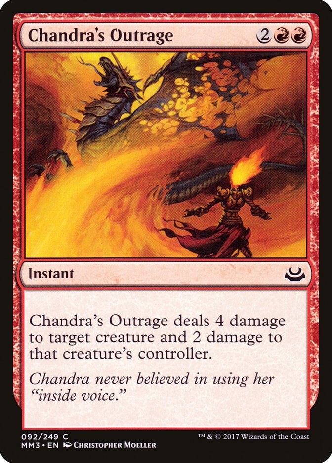 Chandra's Outrage [Modern Masters 2017] Magic: The Gathering