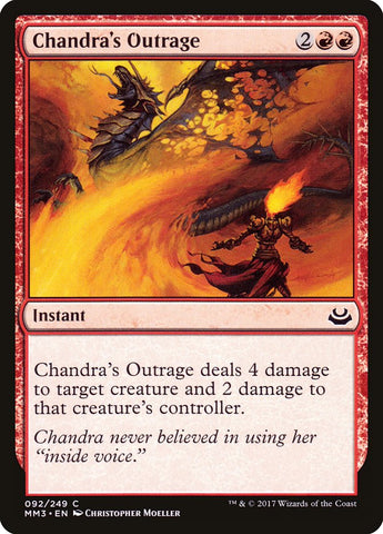 Chandra's Outrage [Modern Masters 2017] Magic: The Gathering