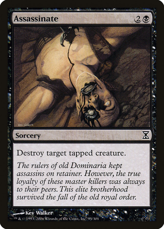 Assassinate [Time Spiral] Magic: The Gathering
