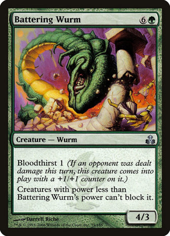 Battering Wurm [Guildpact] Magic: The Gathering