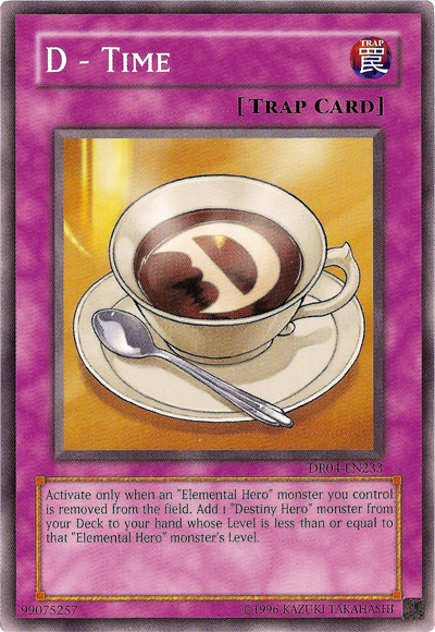D - Time [DR04-EN233] Common Yu-Gi-Oh!
