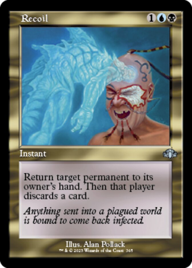 Recoil (Retro) [Dominaria Remastered] Magic: The Gathering