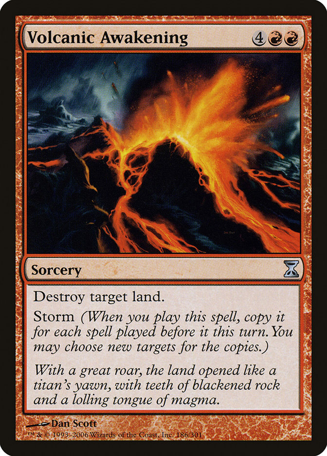 Volcanic Awakening [Time Spiral] Magic: The Gathering