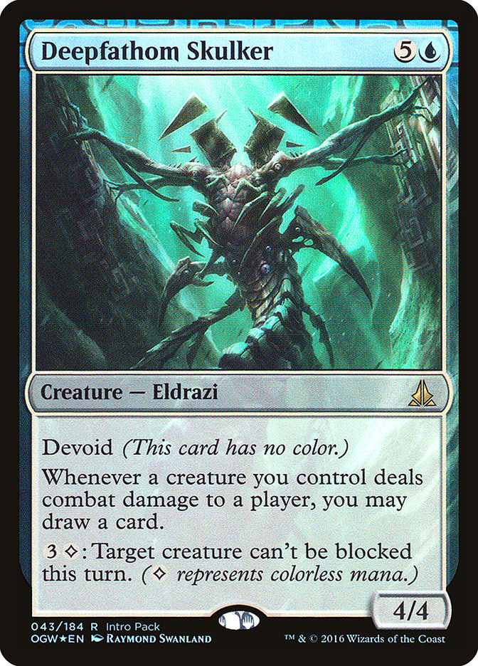 Deepfathom Skulker (Intro Pack) [Oath of the Gatewatch Promos] Magic: The Gathering