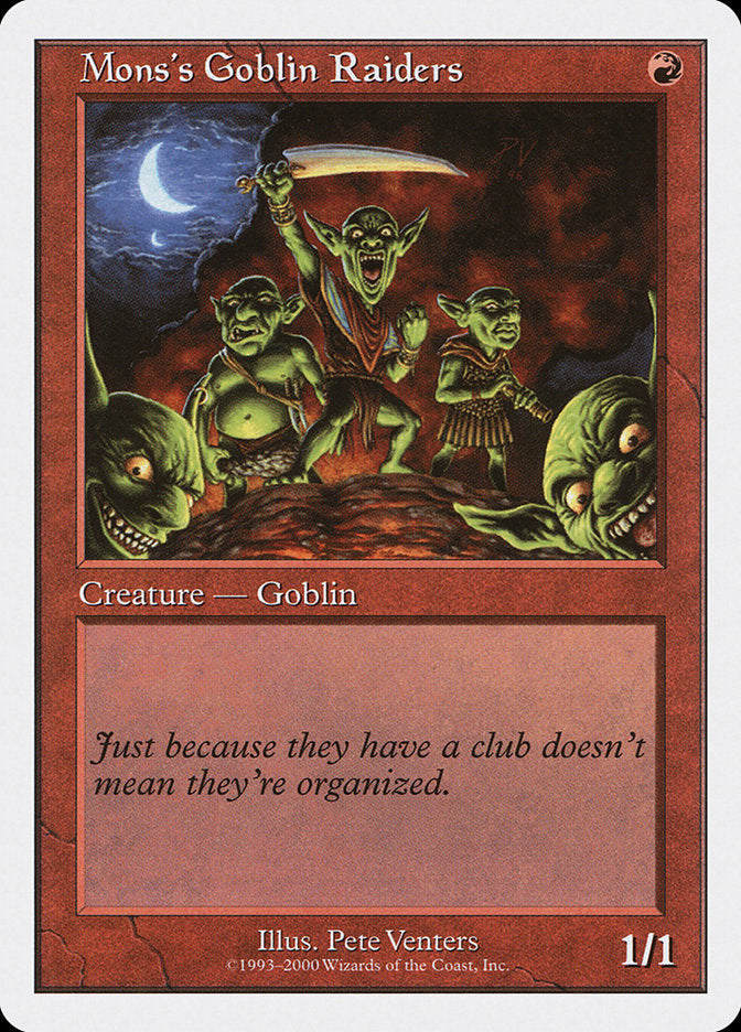 Mons's Goblin Raiders [Starter 2000] Magic: The Gathering