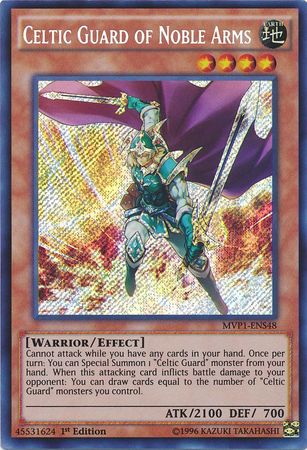 Celtic Guard of Noble Arms [MVP1-ENS48] Secret Rare Yu-Gi-Oh!