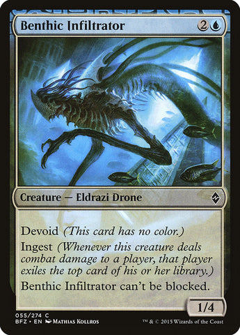 Benthic Infiltrator [Battle for Zendikar] Magic: The Gathering