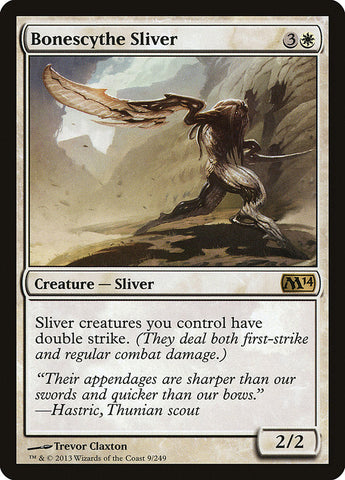 Bonescythe Sliver [Magic 2014] Magic: The Gathering