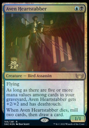 Aven Heartstabber [Streets of New Capenna Prerelease Promos] Magic: The Gathering