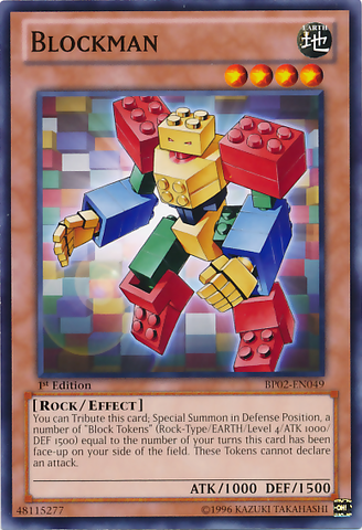 Blockman [BP02-EN049] Mosaic Rare Yu-Gi-Oh!