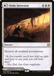 Ondu Inversion // Ondu Skyruins [Zendikar Rising] Magic: The Gathering