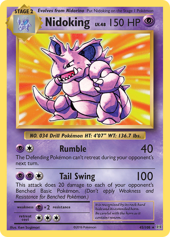 Nidoking (45/108) [XY: Evolutions]