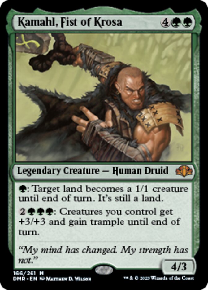 Kamahl, Fist of Krosa [Dominaria Remastered] Magic: The Gathering