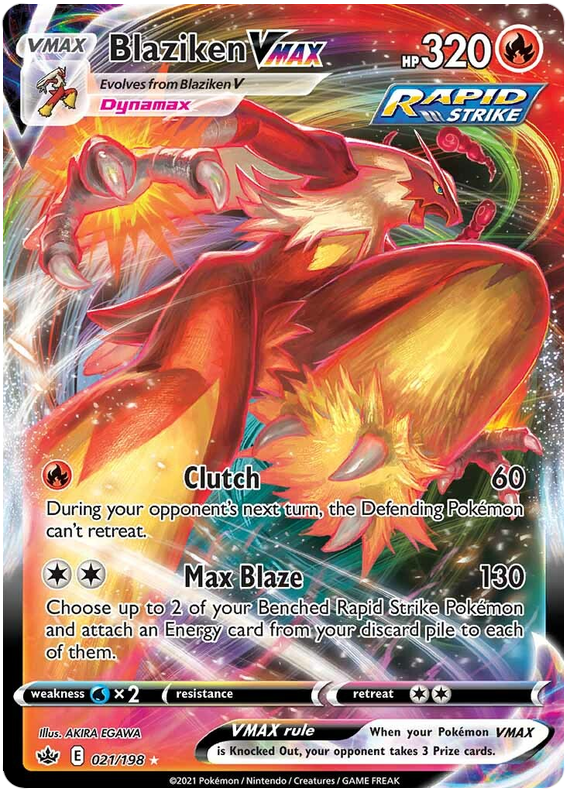 Blaziken VMAX (021/198) [Sword & Shield: Chilling Reign] Pokémon