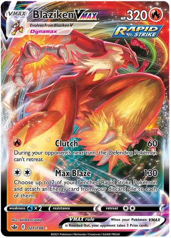 Blaziken VMAX (021/198) [Sword & Shield: Chilling Reign] Pokémon