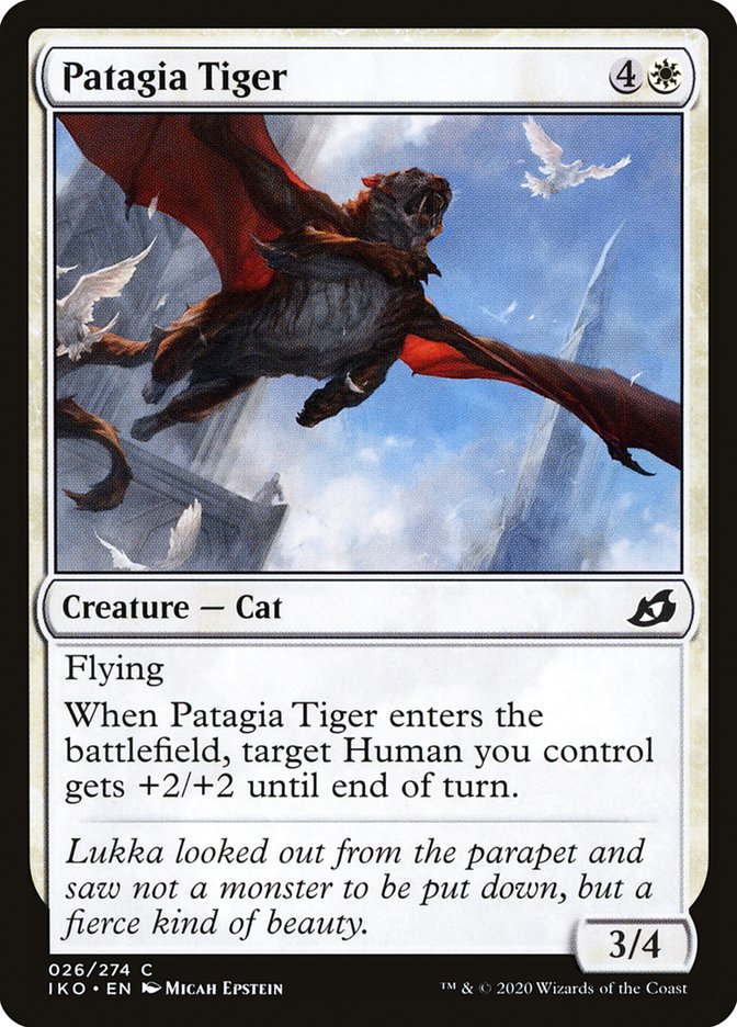 Patagia Tiger [Ikoria: Lair of Behemoths] Magic: The Gathering