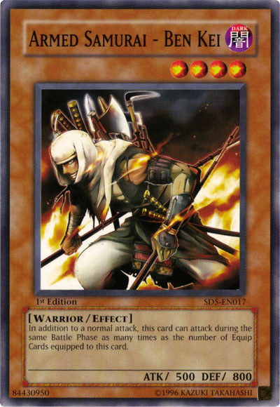 Armed Samurai - Ben Kei [SD5-EN017] Common Yu-Gi-Oh!