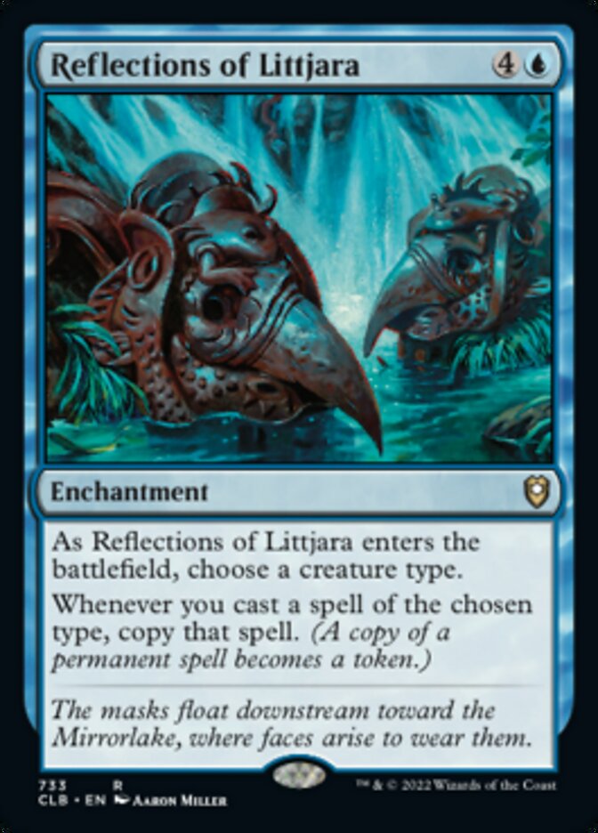 Reflections of Littjara [Commander Legends: Battle for Baldur's Gate] Magic: The Gathering