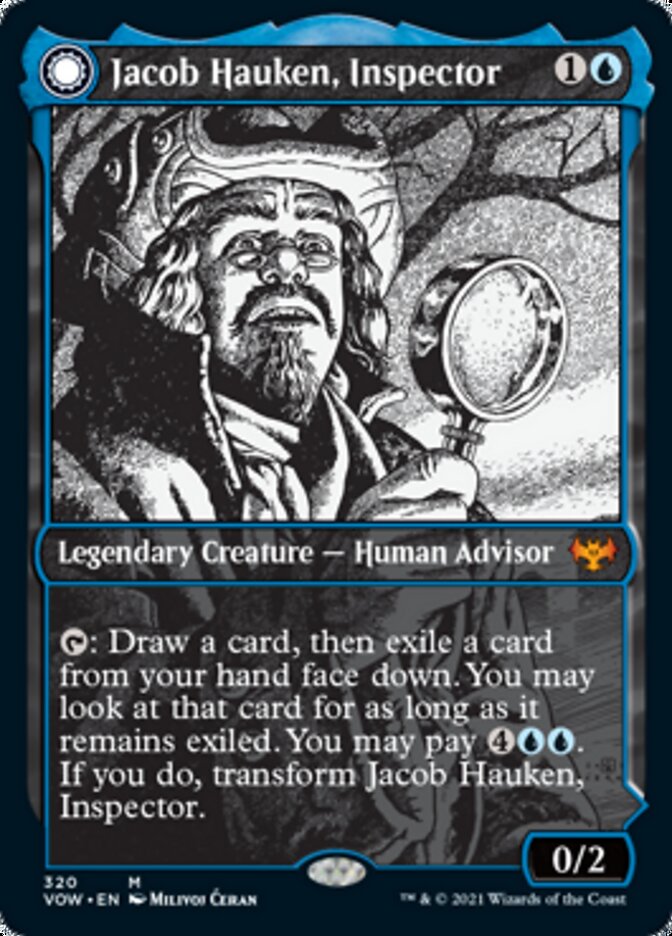 Jacob Hauken, Inspector // Hauken's Insight (Showcase Eternal Night) [Innistrad: Crimson Vow] Magic: The Gathering