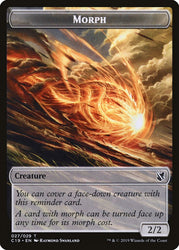 Plant // Morph Double-Sided Token [Commander 2019 Tokens] Magic: The Gathering