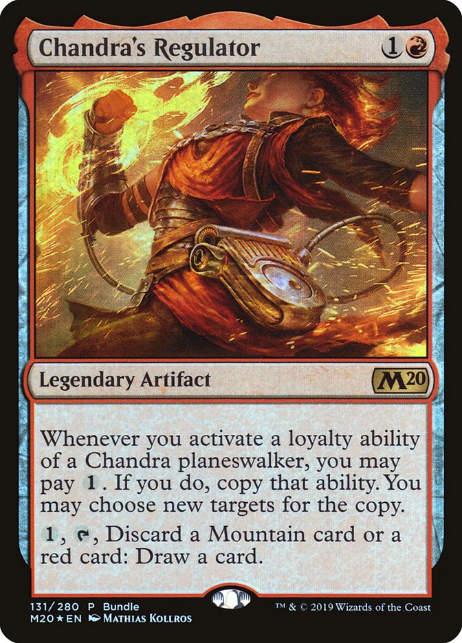 Chandra's Regulator (Bundle) [Core Set 2020 Promos] Magic: The Gathering