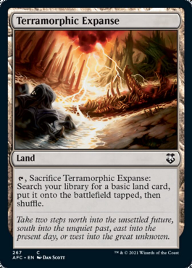 Terramorphic Expanse [Dungeons & Dragons: Adventures in the Forgotten Realms Commander] Magic: The Gathering