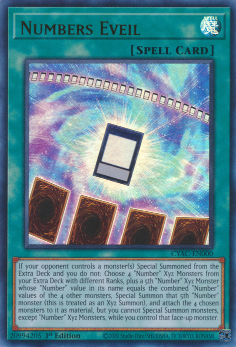 Numbers Eveil [CYAC-EN000] Ultra Rare Yu-Gi-Oh!