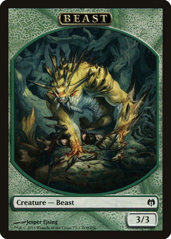 Beast Token [Duel Decks: Heroes vs. Monsters Tokens] Magic: The Gathering