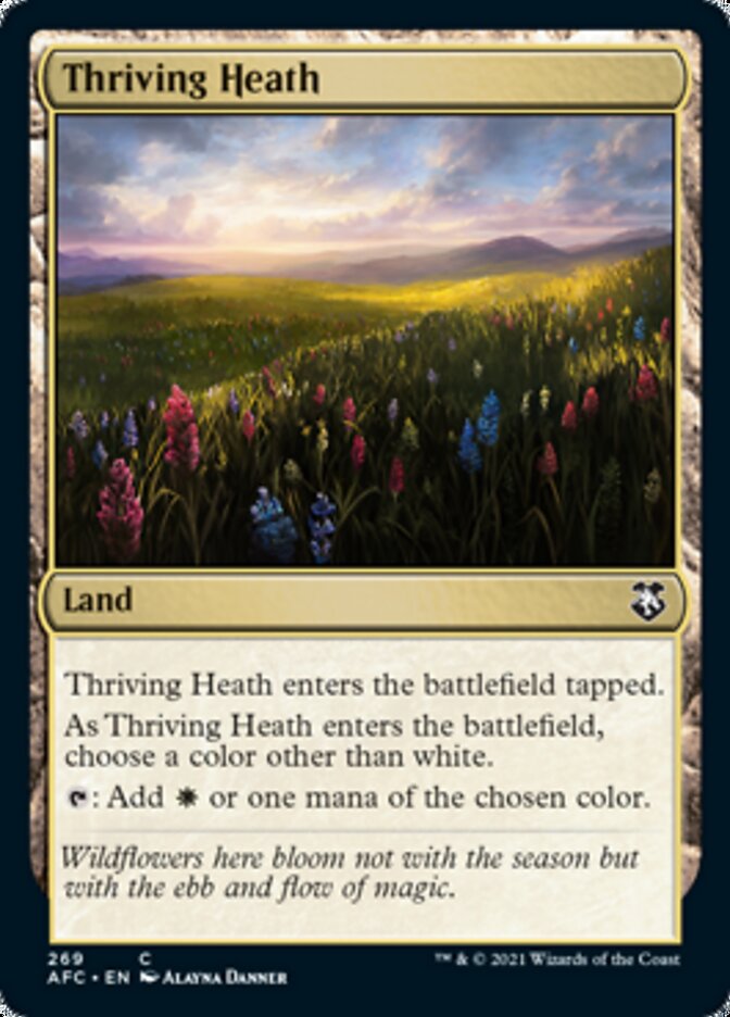 Thriving Heath [Dungeons & Dragons: Adventures in the Forgotten Realms Commander] Magic: The Gathering