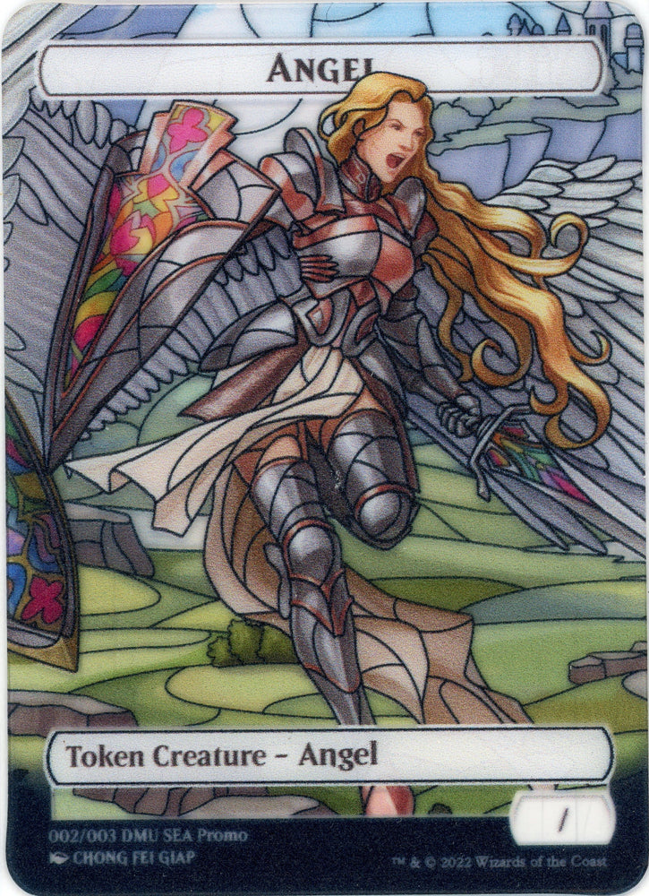 Angel Token (SEA Exclusive) [Dominaria United Tokens] Magic: The Gathering