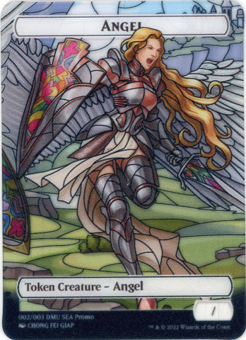 Angel Token (SEA Exclusive) [Dominaria United Tokens] Magic: The Gathering