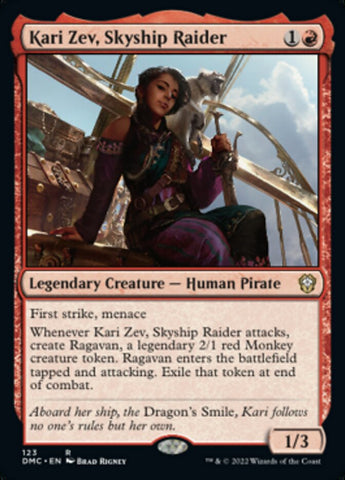 Kari Zev, Skyship Raider [Dominaria United Commander] Magic: The Gathering