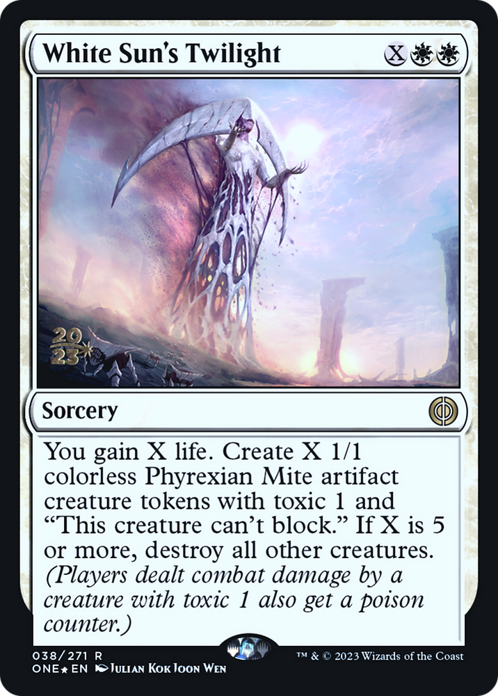 White Sun's Twilight [Phyrexia: All Will Be One Prerelease Promos] Magic: The Gathering