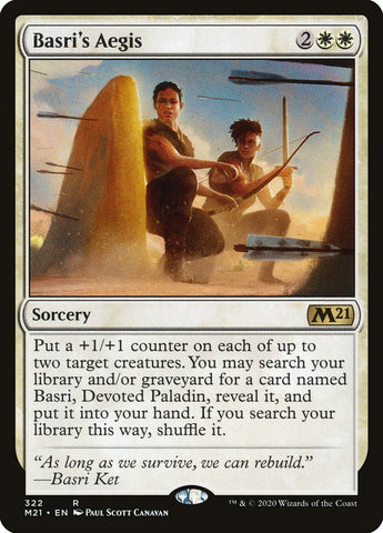 Basri's Aegis [Core Set 2021] Magic: The Gathering