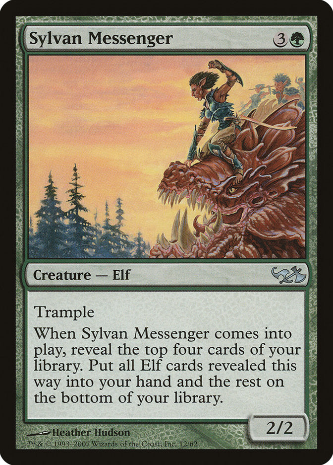 Sylvan Messenger [Duel Decks: Elves vs. Goblins] Magic: The Gathering