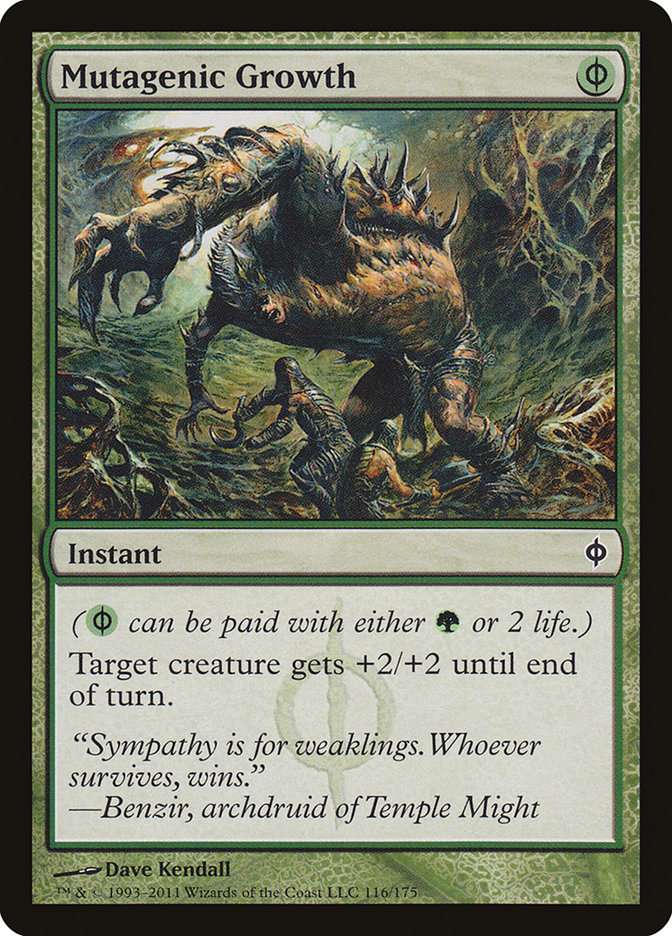 Mutagenic Growth [New Phyrexia] Magic: The Gathering