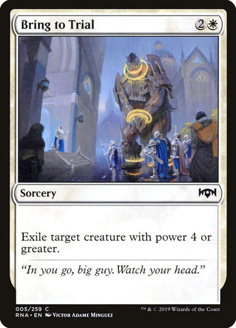 Bring to Trial [Ravnica Allegiance] Magic: The Gathering