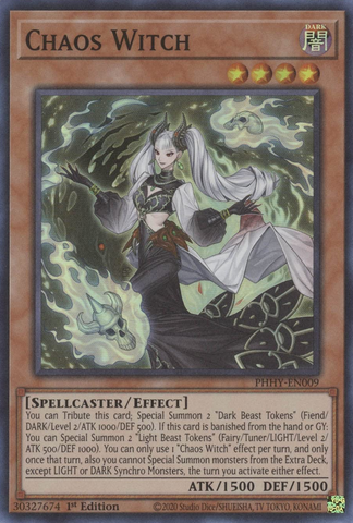 Chaos Witch [PHHY-EN009] Super Rare Yu-Gi-Oh!