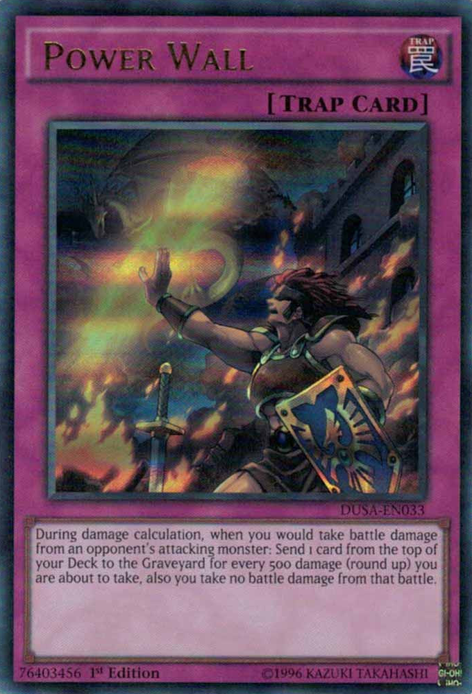 Power Wall [DUSA-EN033] Ultra Rare Yu-Gi-Oh!