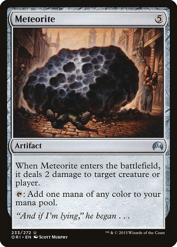 Meteorite [Magic Origins] Magic: The Gathering
