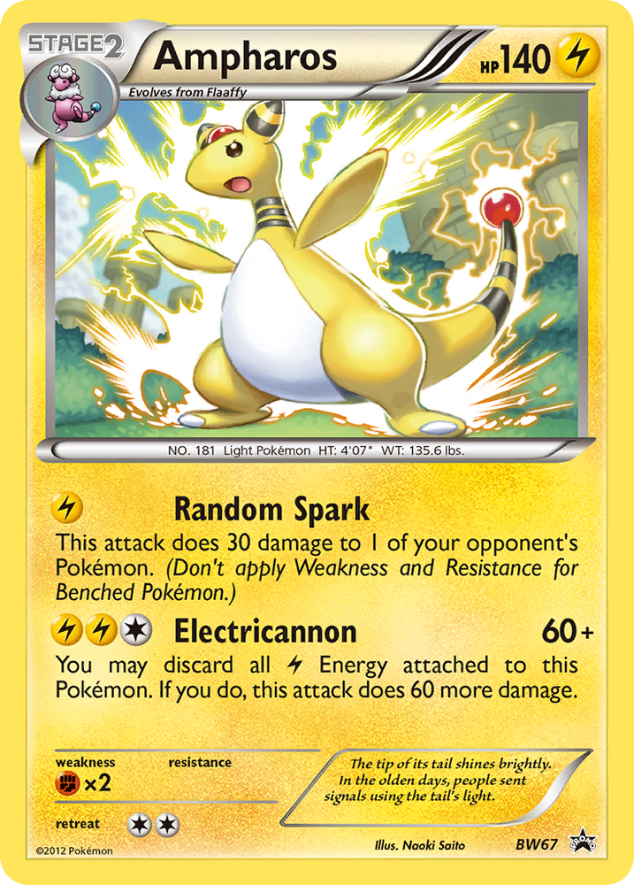 Ampharos (BW67) [Black & White: Black Star Promos] Pokémon