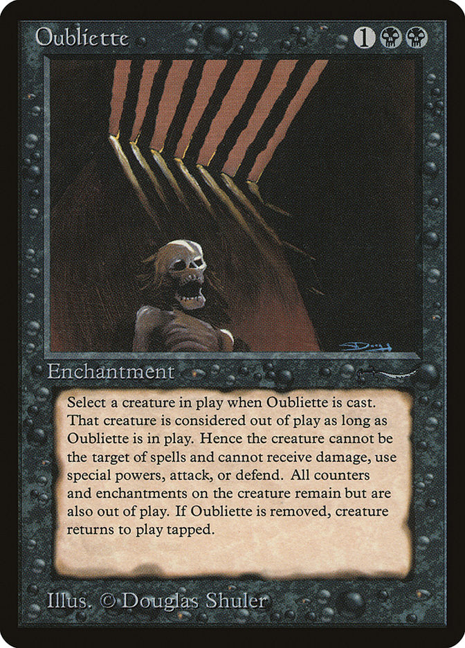 Oubliette (Light Mana Cost) [Arabian Nights] Magic: The Gathering
