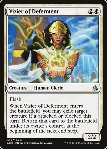 Vizier of Deferment [Amonkhet] Magic: The Gathering