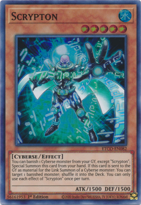 Scrypton [ETCO-EN082] Super Rare Yu-Gi-Oh!