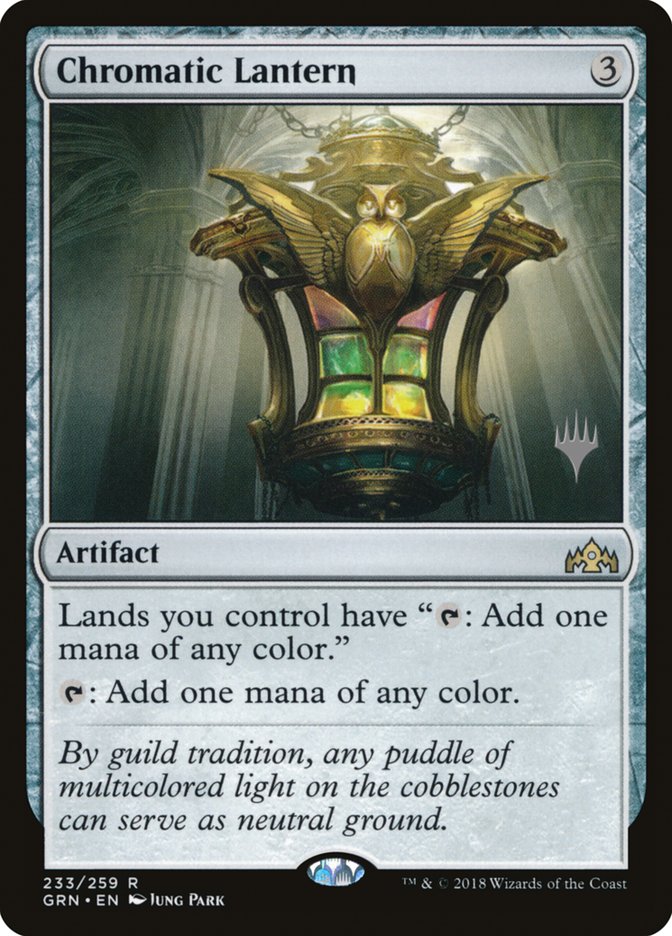 Chromatic Lantern (Promo Pack) [Guilds of Ravnica Promos] Magic: The Gathering