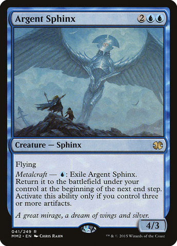 Argent Sphinx [Modern Masters 2015] Magic: The Gathering