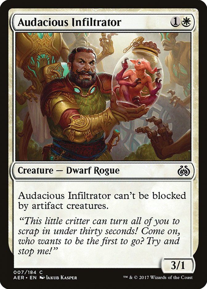 Audacious Infiltrator [Aether Revolt] Magic: The Gathering