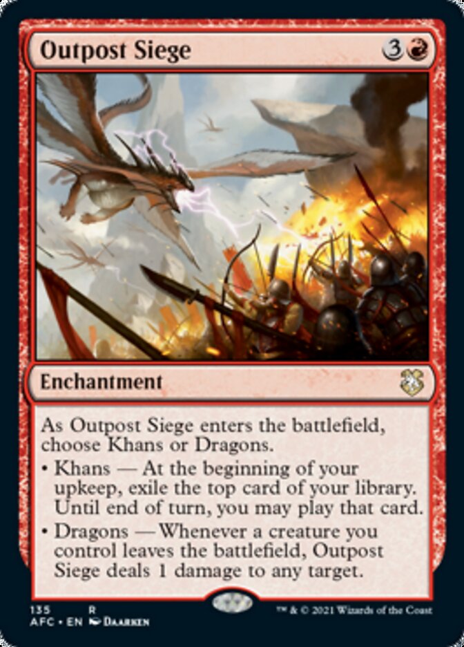 Outpost Siege [Dungeons & Dragons: Adventures in the Forgotten Realms Commander] Magic: The Gathering