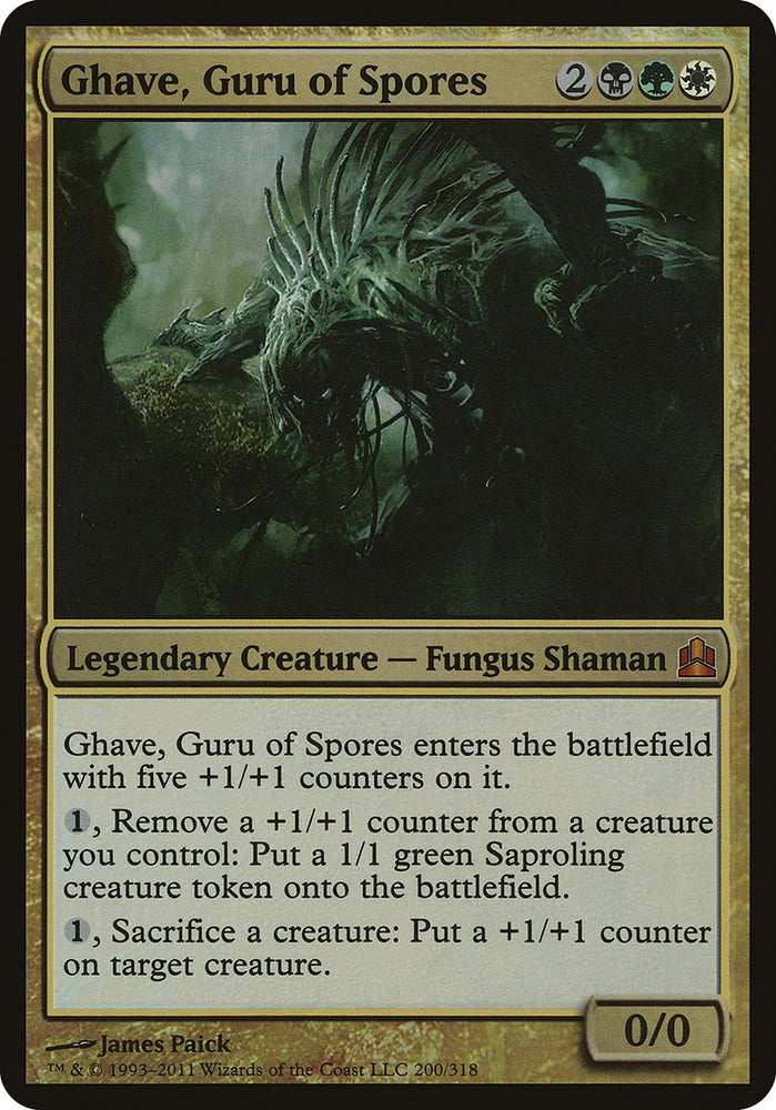 Ghave, Guru of Spores (Oversized) [Commander 2011 Oversized] Magic: The Gathering